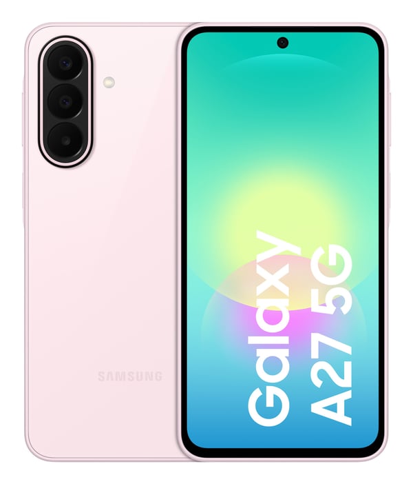 Samsung GALAXY A27 5G 17 cm (6.7") Hybrid Dual SIM Android 16.0 USB Type-C 6 GB 128 GB 5000 mAh Lyserød Samsung GALAXY A27 5G 17 cm (6.7") Hybrid Dual SIM Android 16.0 USB Type-C 6 GB 128 GB 5000 mAh Lyserød