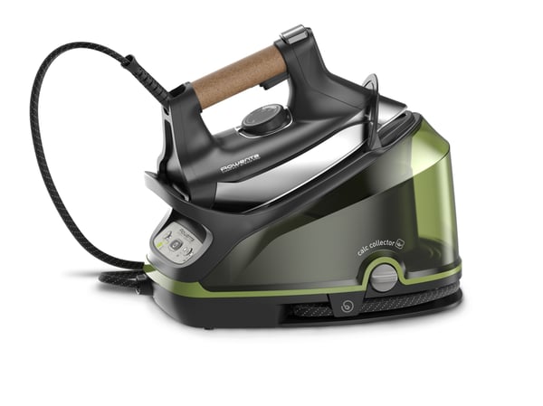 Rowenta Compact Steam DG7664F0 Dampstrygning station Dampstrygestation med tryksat damp 1,1 L Microsteam 400 HD 3De Laser-strygesål Grøn