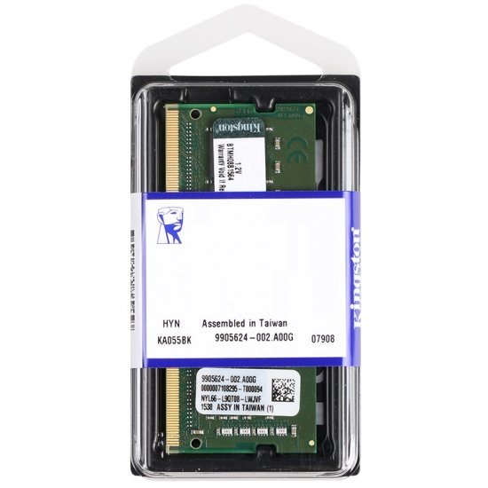 Kingston Technology System Specific Memory 8GB DDR4 2400MHz RAM-minnen 1 x 8 GB 260-pin SO-DIMM
