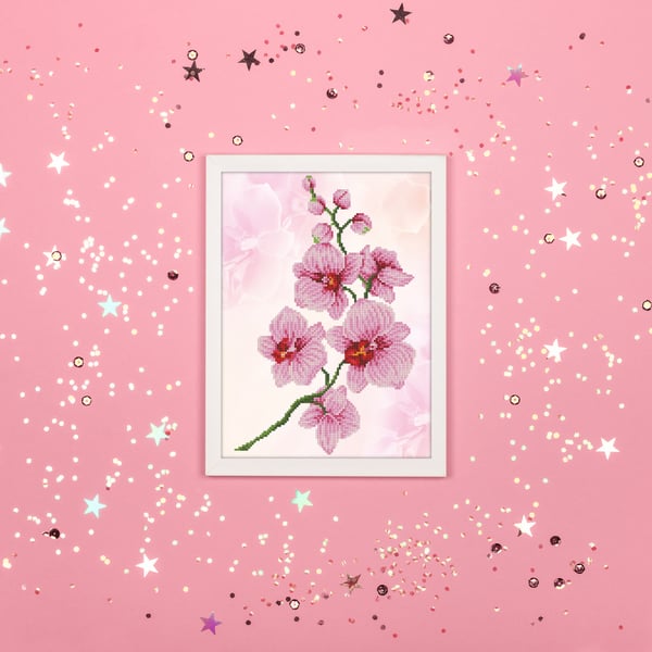Diamond Dotz Orchid Spray