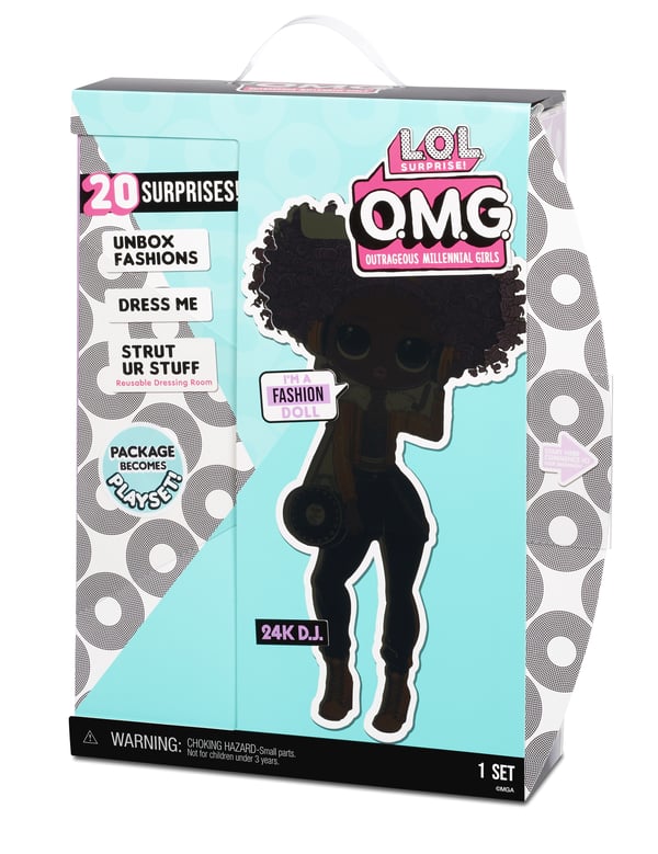 L.O.L. Surprise! OMG 3.8 Doll- 24K DJ