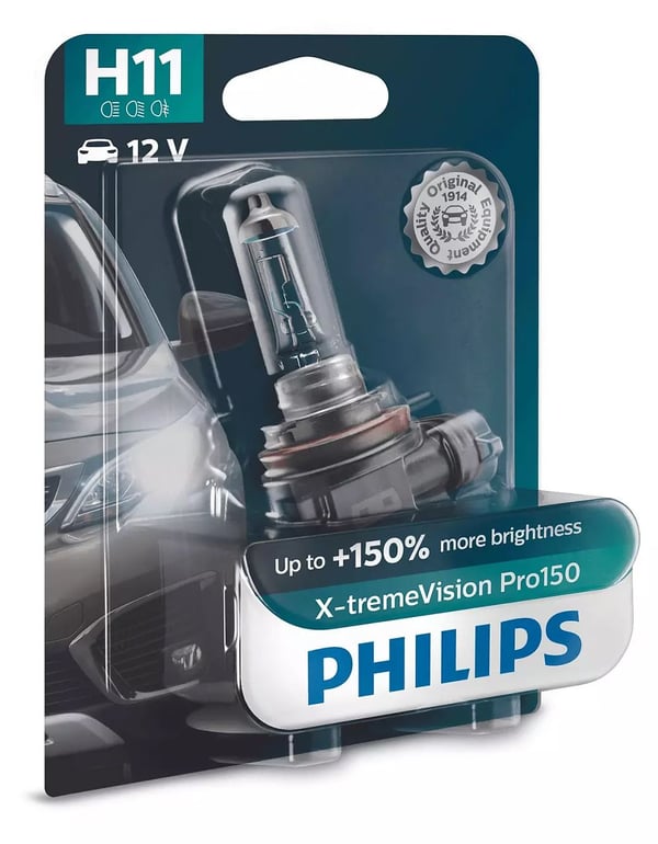 Philips 12362XVPB1 H11 55 W Halogen