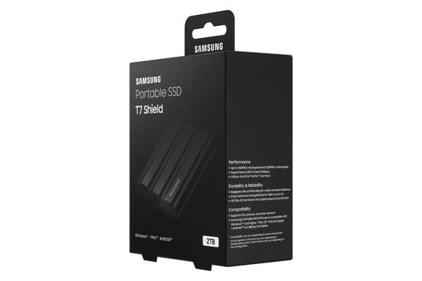 Samsung MU-PE2T0S 2 TB USB Type-C 3.2 Gen 2 (3.1 Gen 2) Svart