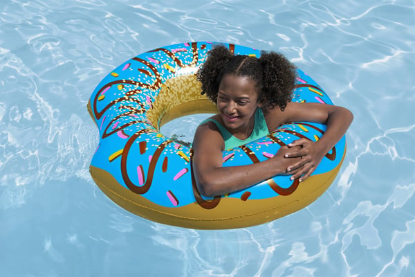 Bestway 36118 / 24 pool- och badmadrass Multifärg Mönstrad PVC Simring