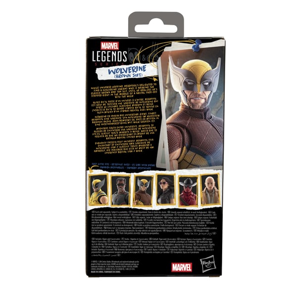 Marvel Avengers Marvel Legends Series Wolverine (brun dräkt)