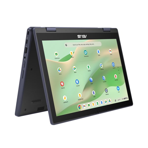 ASUS Chromebook CR12 Flip CR1204FTA-R90075 Intel® N N150 31 cm (12.2") Berøringsskærm WUXGA 8 GB LPDDR5-SDRAM 64 GB eMMC Wi-Fi 6 (802.11ax) ChromeOS Grå