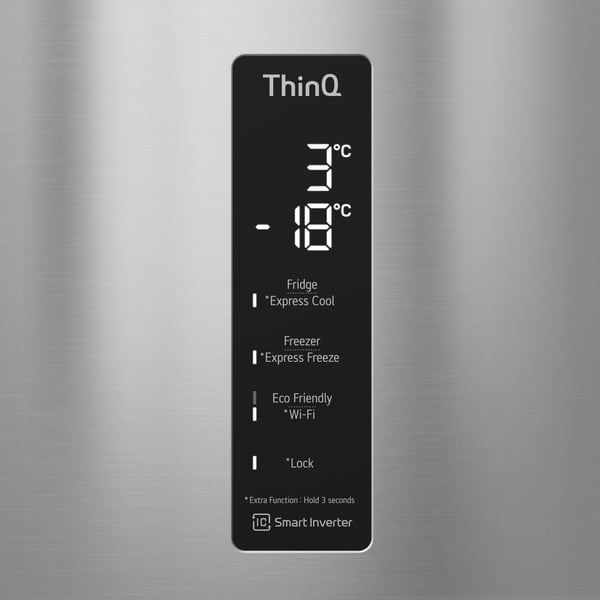 LG GBB567PZCMB Vapaasti seisova 462 L Ruostumaton teräs