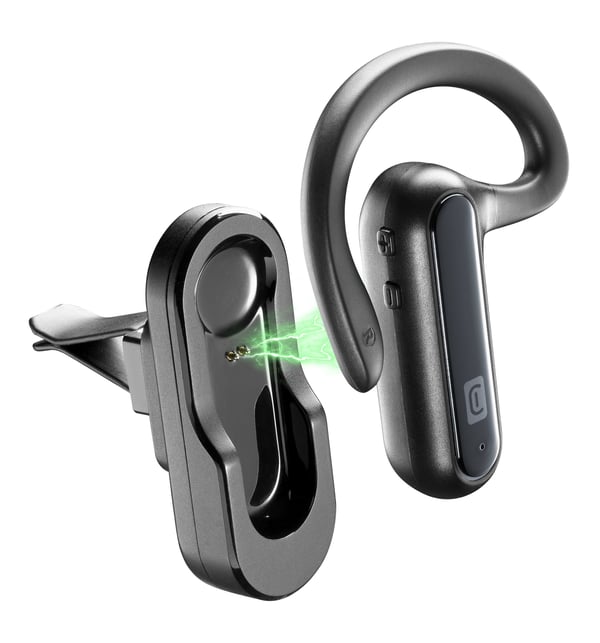 Cellularline 8018080443466 Headset Trådlös Öppen öronmodell, I öra Samtal/musik Bluetooth Laddningsställ Svart