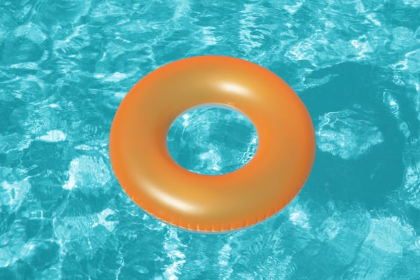 Bestway 36024 pool- och badmadrass Blå, Grön, Rosa Monokromatiskt Vinyl Badring