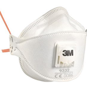 3M 9332-PT pölysuojain FFP3 3M 9332-PT pölysuojain FFP3