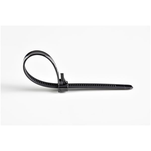 StarTech.com CBMZTRB10BK nippuside Avattava johdinside Nailon, Muovi Musta 1000 kpl