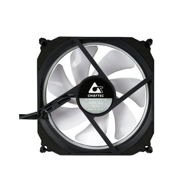 Chieftec CF-3012-RGB Tietokoneen jäähdytysjärjestelmä Tietokonekotelo Tuuletin 12 cm Musta