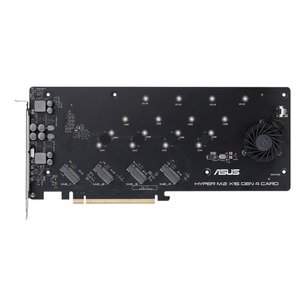 ASUS Hyper M.2 x16 Gen 4 nätverkskort/adapters Intern