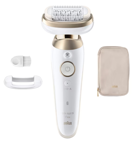 Braun Silk-épil 9 Silk·épil 9 Flex 40 pinsettiä Kulta, Valkoinen