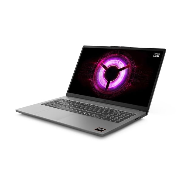 Lenovo LOQ 15ARP10E AMD Ryzen™ 5 150 Laptop 39,6 cm (15.6") Fuld HD 16 GB DDR5-SDRAM 512 GB SSD NVIDIA GeForce RTX 3050 Wi-Fi 6 (802.11ax) Windows 11 Home Grå Italiensk