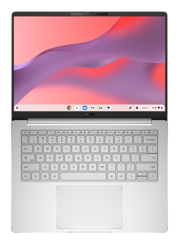 ASUS Chromebook CM14 CM1406CM4A-LY0050 MediaTek Kompanio Kompanio 540 35,6 cm (14") WUXGA 8 GB LPDDR5x-SDRAM 128 GB eMMC Wi-Fi 6E (802.11ax) ChromeOS Hopea QWERTZ Saksa