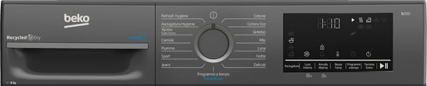 Beko BMEUT481SAI_IT tørretumbler Fritstående Front-læsning 8 kg Hvid