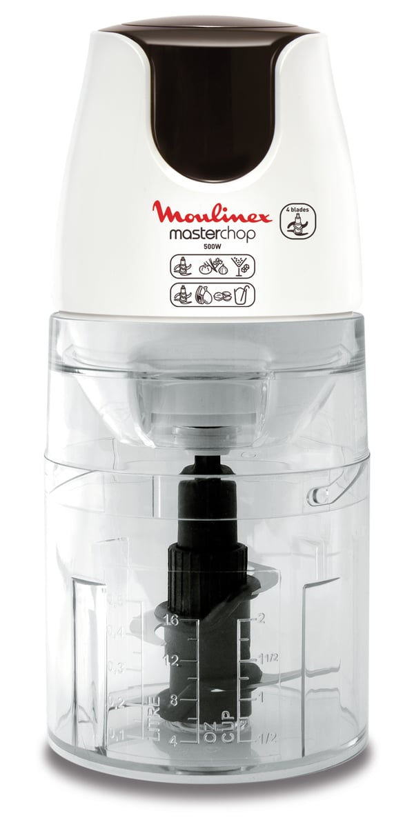 Moulinex DJ450B 0,5 l Svart, Grå, Vit