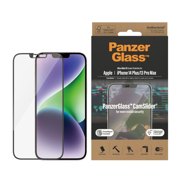 PanzerGlass 2797 skärm- och baksidesskydd till mobiltelefon Genomskinligt skärmskydd Apple 1 styck