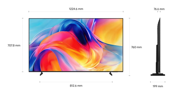 Samsung TU55M70HAUXXC tv 139,7 cm (55") 4K Ultra HD Älytelevisio Wi-Fi Musta
