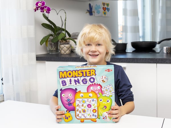 Monster Bingo - sjovt brætspil for børn 56309 TACTIC