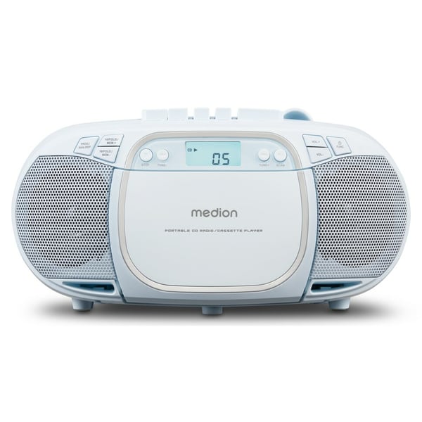 MEDION LIFE E66476 Kannettava kasettisoitin 1 soitin(ta) Sininen