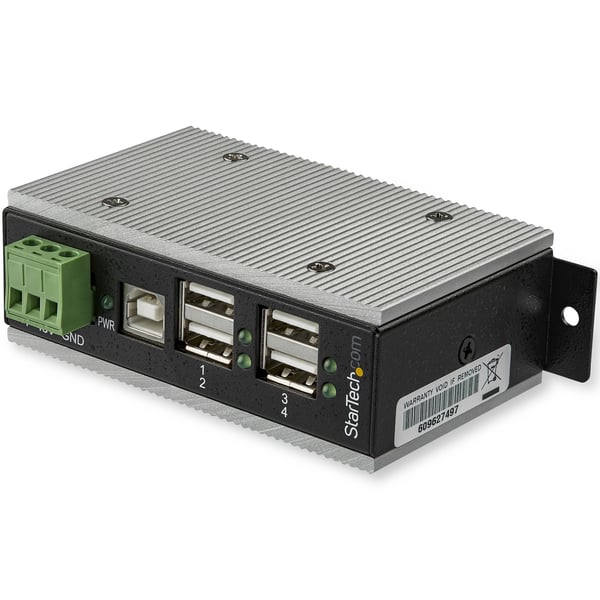 StarTech.com Industriell USB-hubb med 4 portar - USB 2.0 - 15 kV ESD-skydd