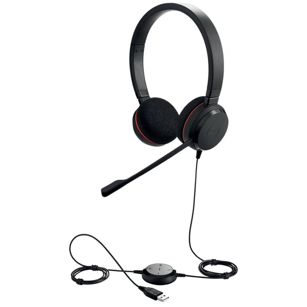 Jabra Evolve 20 Headset Kabel Huvudband Kontor/callcenter