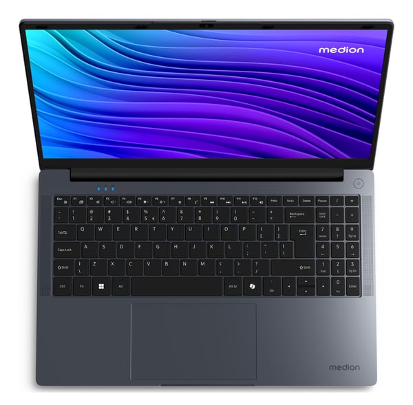 MEDION AKOYA E15223 (MD600095) Intel® N N100 Laptop 39,6 cm (15.6") Fuld HD 8 GB LPDDR5-SDRAM 128 GB eMMC Wi-Fi 5 (802.11ac) Windows 11 Home Grå