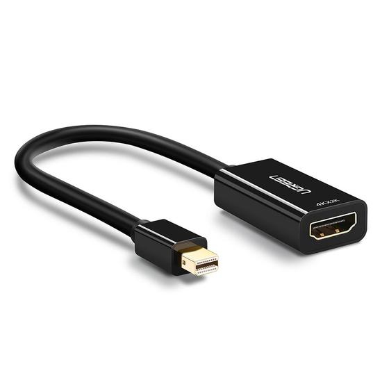 Ugreen 40360 videokabel adapter 0,25 m Mini DisplayPort HDMI Sort