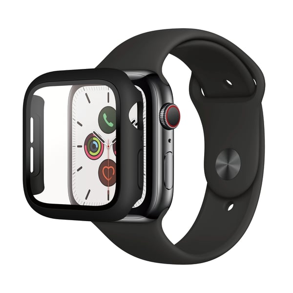 PanzerGlass ® Full body Case Black Apple Watch Series SE 3 | SE | 6 | 5 | 4 | 40mm Genomskinligt skärmskydd 1 styck
