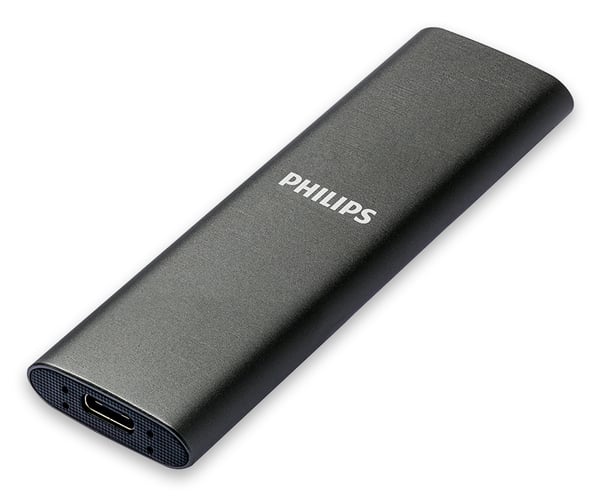 Philips FM02SS030P/00 ekstern solid state driver 2 TB USB Type-C 3.2 Gen 1 (3.1 Gen 1) Grå