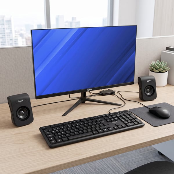 iggual IGG316993 højttaler Sort Ledningsført 3 W
