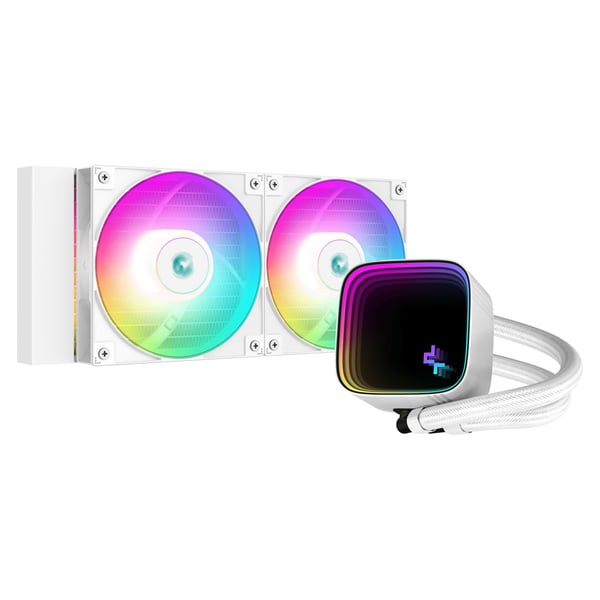 DeepCool LS520 SE WH Processor Allt-i-ett vätskekylare 12 cm Vit 1 styck