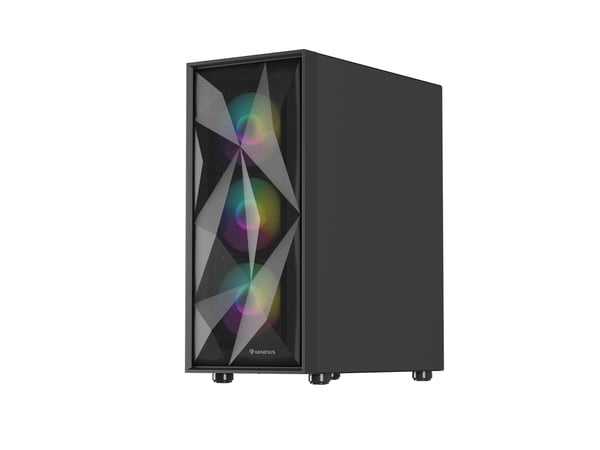 GENESIS Diaxid 605 ARGB Midi Tower Musta