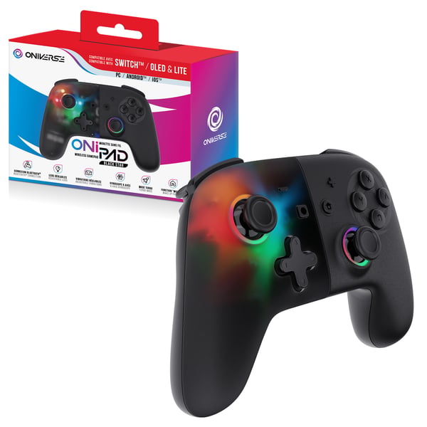 Oniverse Onipad Sort Bluetooth Gamepad Analog/digital Android, Nintendo Switch, PC, iOS