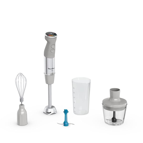 Moulinex Quickchef + DD67EB10 mixer 0,5 l Stavmixer 1000 W Grå, Rostfritt stål