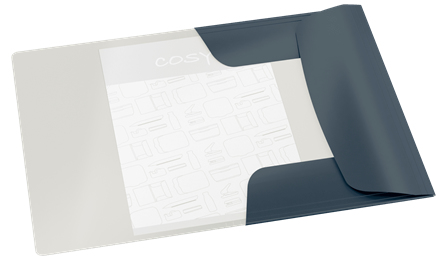 Leitz Cosy 3-klaffmapp Kartong Soft Touch