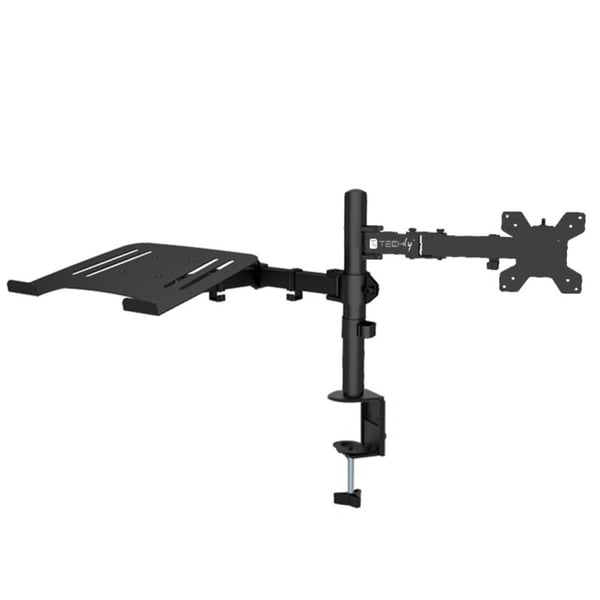 Techly ICA-LCD 174NB skærmbeslag og -stativer 81,3 cm (32") Skrivebord Sort