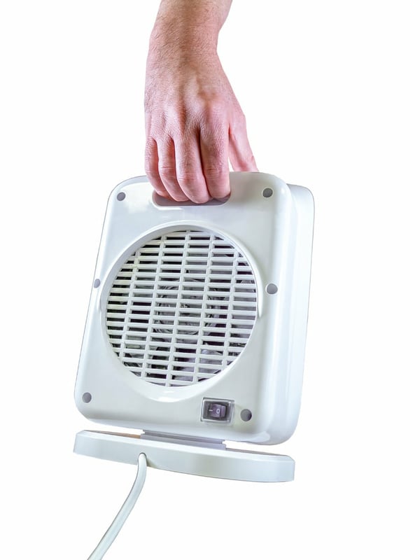 Unold 86460 sisälämmitin Sisätila Musta, Valkoinen 1800 W Sähkökäyttöinen lämpötuuletin