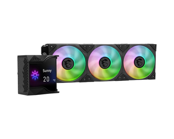 MSI MPG CORELIQUID D360 kylsystem för dator Processor Allt-i-ett vätskekylare 12 cm Svart 1 styck