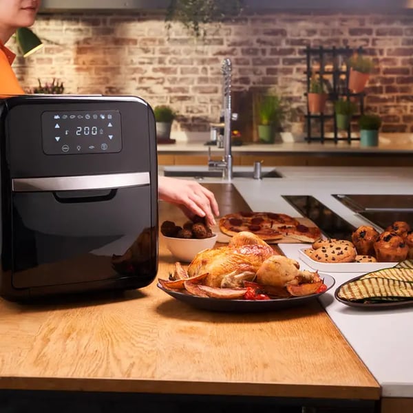 Moulinex AL501 Single Fristående Varmluftsfritös Svart