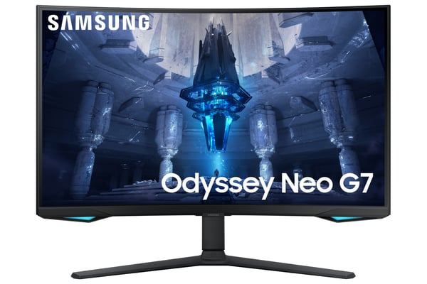 Samsung G75NB platta pc-skärmar 81,3 cm (32") 3840 x 2160 pixlar 4K Ultra HD LED Svart