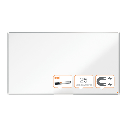 Nobo Premium Plus widescreen emaljet magnetisk whiteboard 188x106cm