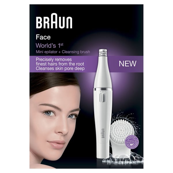 Braun FaceSpa Face 810 10 pincetter Hvid