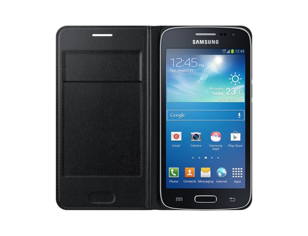 Samsung EF-WG386BBEGEU mobiltelefon etui Folie Sort