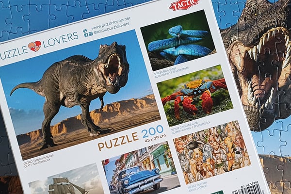 Tactic Puzzle Lovers Tyrannosaurus 200 pcs puzzle