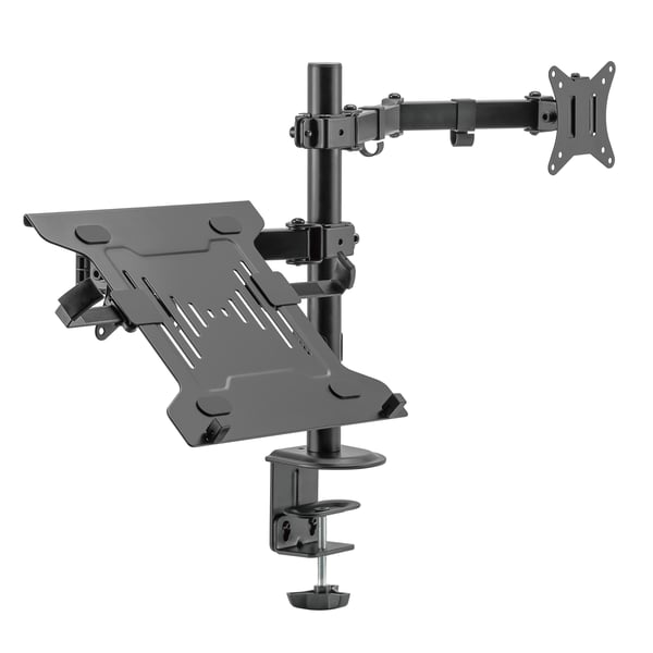 Ewent EW1519 laptop stativ Laptop & skærmarm Sort 39,6 cm (15.6")
