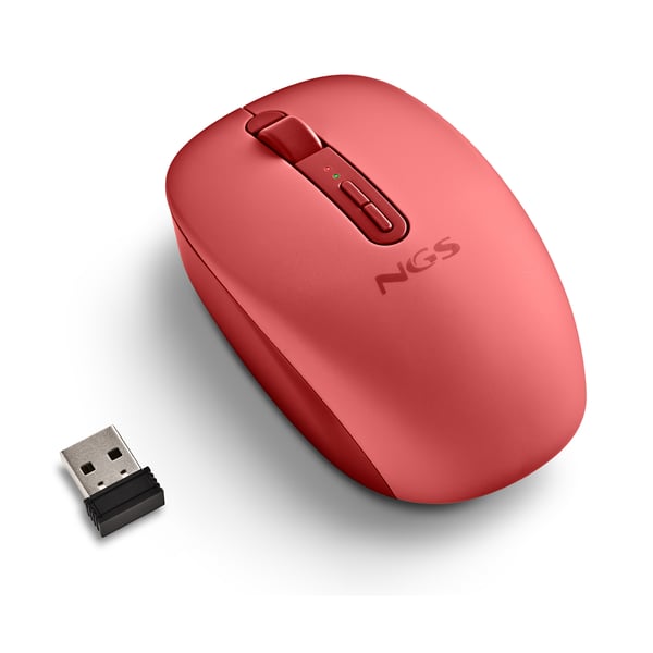 NGS FOG DUAL RED hiiri Universaali Molempikätinen RF Wireless + Bluetooth 1600 DPI