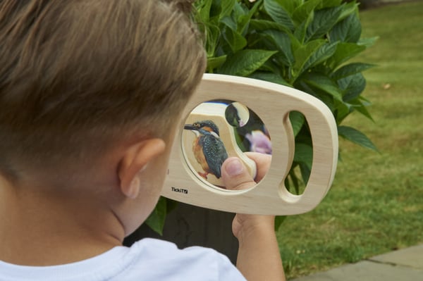 Tickit Easy Hold forstørrelsesglas 2x Træ